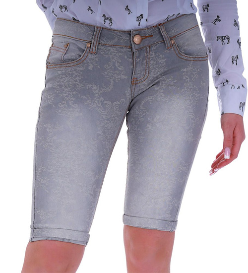 Granatowo różowe krótkie spodenki damskie /H2 K29 UB874 S4/