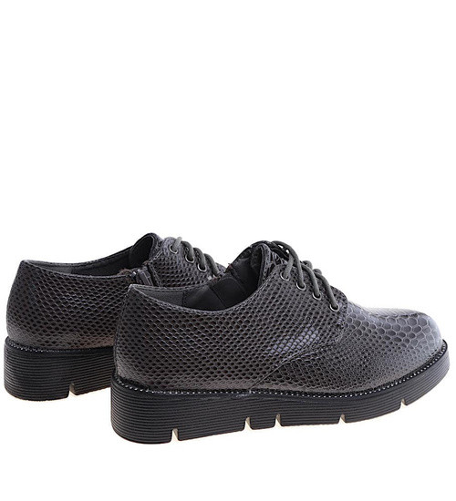 Sznurowane dziewczęce półbuty /B3-3 14940 T039/