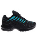Czarno niebieskie sznurowane męskie buty sportowe /B6-1 16668 T740/