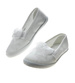 Wsuwane tenisówki dla dziewczynki Białe /D1-1 2906 S2/
