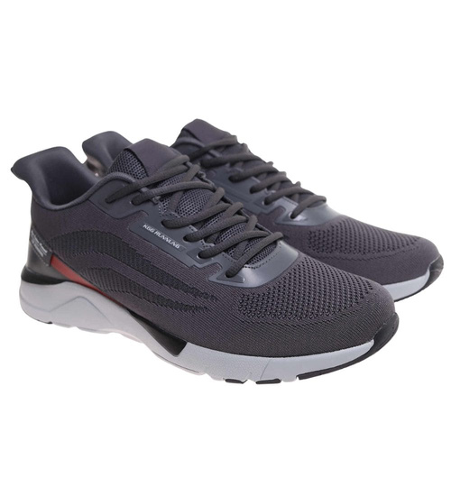 Sznurowane męskie buty sportowe Duże rozmiary /G4-1 17995 T693/