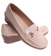 Beżowe czółenka na niskim koturnie /F8-2 18091 T287/