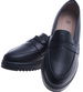Wsuwane loafersy damskie na płaskim obcasie /E8-3 13678 T339/