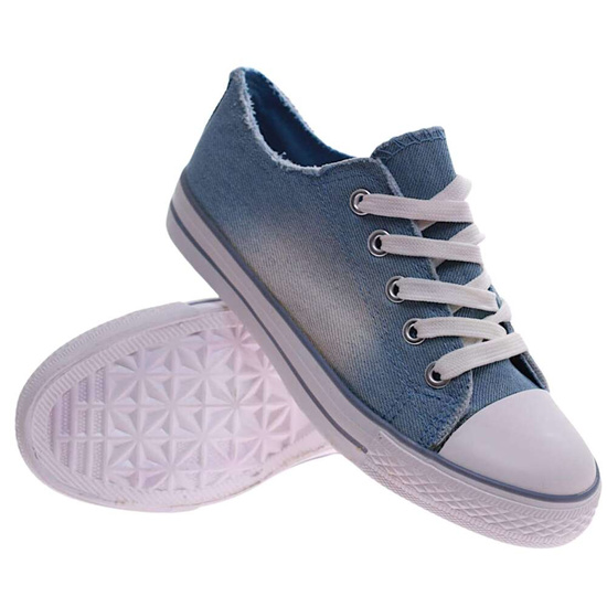 Niebieskie trampki dla dziewczynki /A9-2 17287 T111/