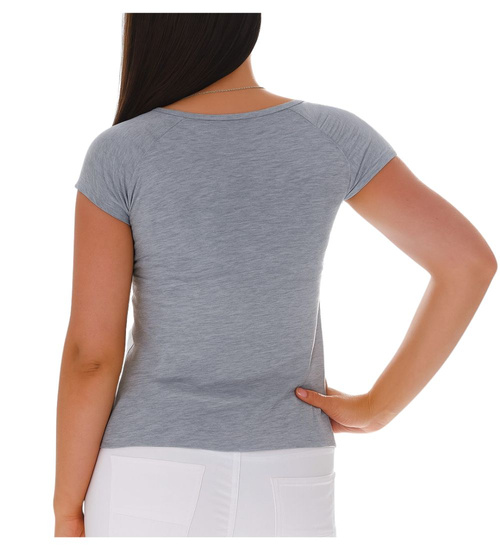 Szara koszulka bluzka damska /H2-K46 UB936 S0/