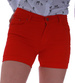 Czerwone krótkie spodenki damskie /H2 UB849 G4/