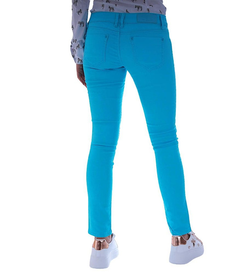 Błękitne spodnie damskie z jeansu /H2 UB846 G4/