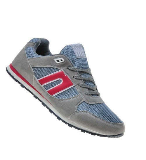 Solidne męskie trampki sznurowane /D2-2 6108 S497/