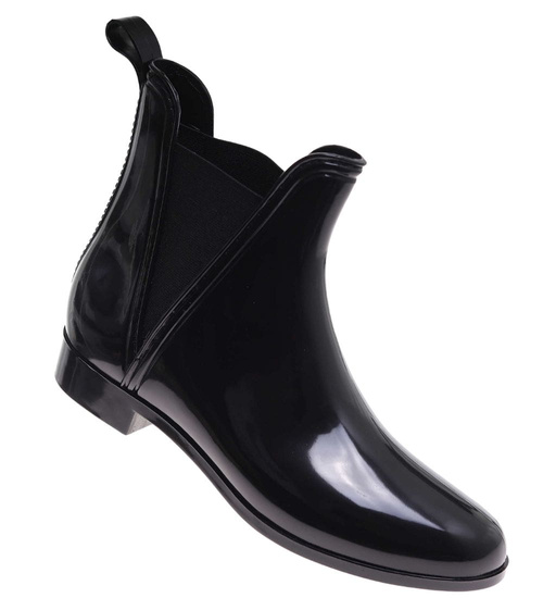 Kalosze damskie czarne gumowce /B6-1  +H2 17979 T21-52/