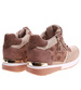 Damskie sneakersy na koturnie Khaki /G3-1 15913 D383/