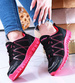 Czarno fuksjowe lekkie buty sportowe /G8-3 13747 S203/