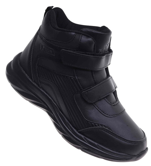 Ocieplane chłopięce półbuty na rzepy /E9-2 18362 T285/