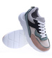 Wiązane sportowe buty damskie wielokolorowe /C3-3 13906 T299/