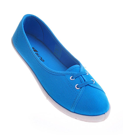 Wsuwane niebieskie tenisówki /F1-1 11908 T192/