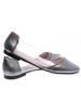 Transparentne srebrne balerinki /G4-2 15847 T190/