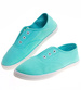 Zielone wsuwane tenisówki dziewczęce /G3-1 16827 T7-38/