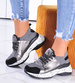 Wsuwane sportowe buty damskie Szare /G9-3 11118 T228/