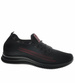 Czarne sportowe obuwie męskie Black-Red /G13-3 9029 S275/
