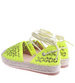 Fluorestencyjne sandały espadryle Green /A4-3 13893 T178/