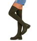 Kozaki muszkieterki elastyczne wysokie oliwkowe /F6-1 18074 T380/