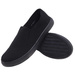 Wsuwane czarne trampki slip on /A1-3 18793 S174/