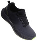Sznurowane męskie szare buty sportowe /E10-1 18003 GF483/
