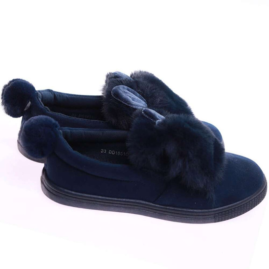 Granatowe dziewczęce tenisówki /E5-3 15768 T4/