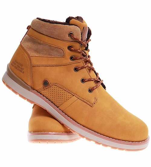 Wysokie ocieplane buty trekkingowe /C5-3 16972 T483/