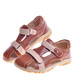Chłopięce sandały na rzepy Brown /G4-2 11649 T167/