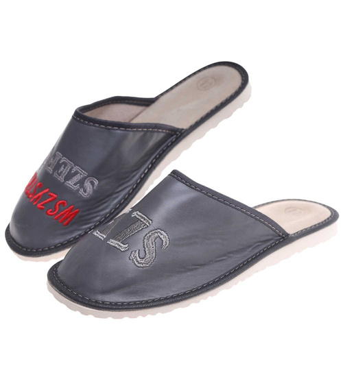 Szare Kapcie na prezent SZEF WSZYSTKICH SZEFÓW /B1-1 7374 S196/