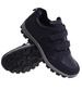 Granatowe męskie buty sportowe na rzepy /C1-3 18195 T388/