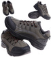 Sznurowane męskie buty trekkingowe Zielone /D2-1 10394 S393/