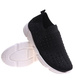 Wsuwane czarne buty sportowe /D4-3 17506 G182/