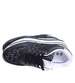 Czarne trampki sneakersy damskie na koturnie /D6-1 14787 T382/