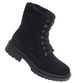 Zimowe botki trapery czarne /F3-2 18502 T440/