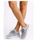 Wsuwane damskie buty sportowe Szare /D6-3 10120 S197/