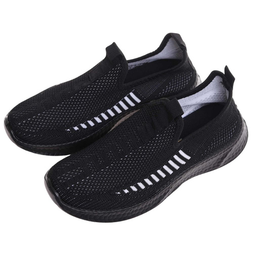 Wsuwane chłopięce buty sportowe Czarne /E4-2 17991 T189/