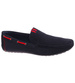 Wsuwane zamszowe granatowe półbuty mokasyny /C7-1 17975  T484/
