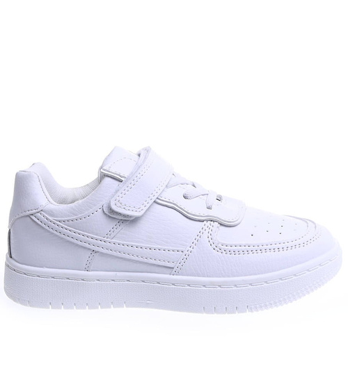 Dziewczęce białe buty sportowe /C7-1 15440 T223/