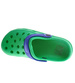Gumowe klapki Zielone z paskiem /E7-1 10868 S097/
