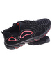 Czarno czerwone sznurowane męskie buty sportowe /D7-3 15880 T310/