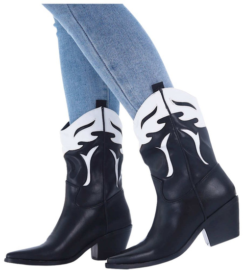 Czarne botki kowbojki Seastar /G11-3 15367 T197/