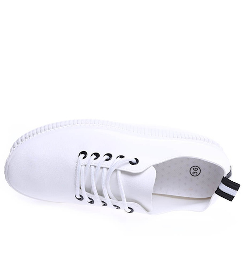 Białe tensiówki damskie /c7-3 14785 T274/