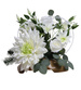 Duży stroik Białe kwiaty KOMP148 M600
