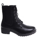 Czarne botki trapery damskie /E4-3 18271 W485/
