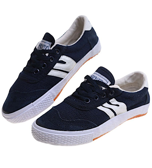 Sznurowane granatowe trampki halówki /B2-1 17187 T055/