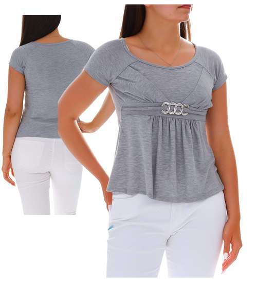 Szara koszulka bluzka damska /H2-K46 UB936 S0/