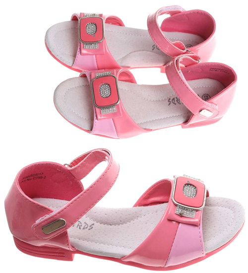 Sandały dziewczęce Obuwie na lato Melon /G12-2 12024 T192/