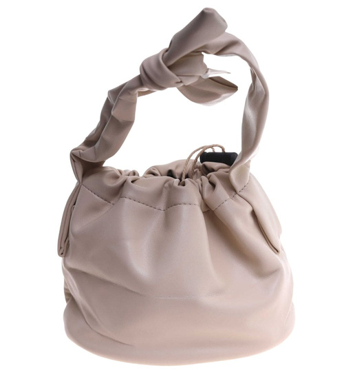 Beżowa torebka z kokardą /H2 K21 TB661 G105/