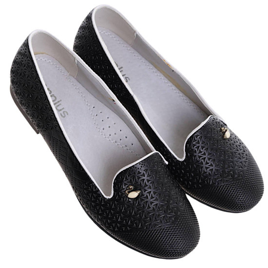 Dziewczęce baleriny lordsy Czarne /F6-2 4696 GA4-5/